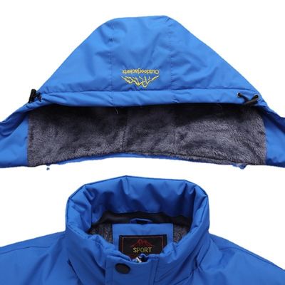 NO Needle Detection Winter Coat Custom Mens Hiking Jacket per avventure all'aria aperta