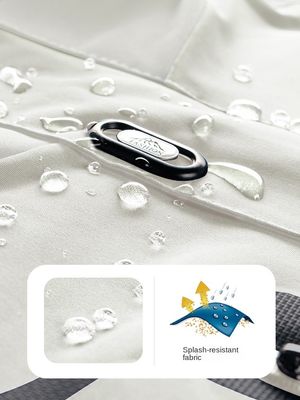 Giubbotti da uomo da corsa in inverno a cielo aperto Giubbotti a cappello staccabili impermeabili