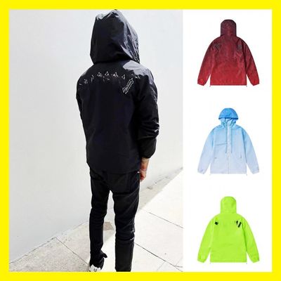 Stagione autunnale XMAMLON Logo ricamato Windbreaker Streetwear Giacca per uomini e donne