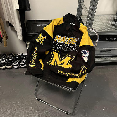 High Street Style Motocicletta invernale Baseball Jersey Varsity Giacca maschile Unisex Per Uomini