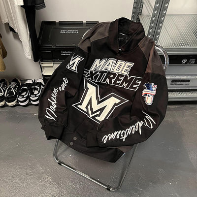 High Street Style Motocicletta invernale Baseball Jersey Varsity Giacca maschile Unisex Per Uomini