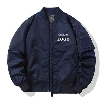 Giacca da uomo MA1 Flight Bomber con ricamo personalizzato