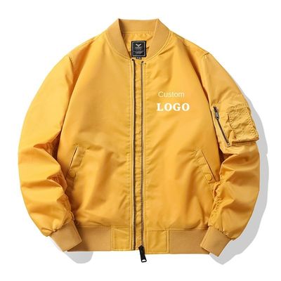 Giacca da uomo MA1 Flight Bomber con ricamo personalizzato