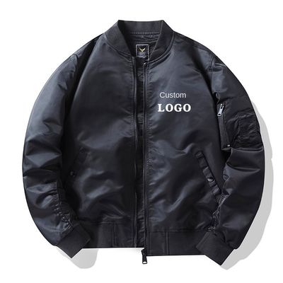 Giacca da uomo MA1 Flight Bomber con ricamo personalizzato