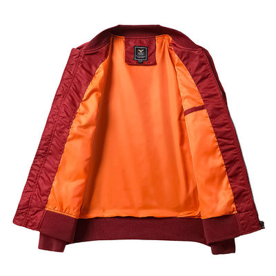 Giacca da uomo MA1 Flight Bomber con ricamo personalizzato