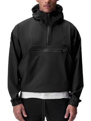 Cappuccio a calza impermeabile da uomo, giubbotto da corsa in nylon spandex