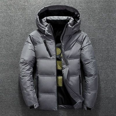 Giubbotto caldo di montagna sostenibile con cappuccio, cappotto invernale, palla da neve, impermeabile al vento, impermeabile